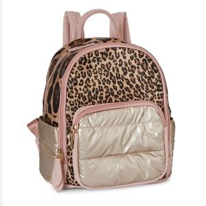 NWT BARI LYNN Leopard Mini Backpack